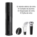 Abridor de Vinho Elétrico - Kit Profissional de BRINDE