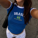 Baby Look Feminina Brasil – Rio de Janeiro