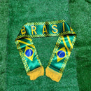 Cachecol Brasil de Torcida 🇧🇷 - Verde e Amarelo
