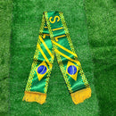 Cachecol Brasil de Torcida 🇧🇷 - Verde e Amarelo