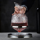 Decanter Vinho de Cristal - Acompanha Suporte de Vidro - Elegância para o seu Vinho