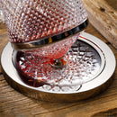 Decanter Vinho de Cristal - Acompanha Suporte de Vidro - Elegância para o seu Vinho