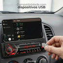 JettaPlay™ — Rádio Automotivo Bluetooth com MP3 e Suporte para Celular [ESTOQUE LIMITADO]