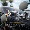 Jetta MagFlow™ - Suporte Magnético para Carro com Carregamento Sem Fio de 15W e Rotação Triaxial [ESTOQUE LIMITADO]