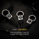 Jetta KeyLux™ - Chaveiro Premium com Logo Gravado a Laser e Presilha Anti-Perda (PROMOÇÃO LIMITADA)