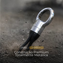 Jetta KeyLux™ - Chaveiro Premium com Logo Gravado a Laser e Presilha Anti-Perda (PROMOÇÃO LIMITADA)