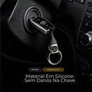 Jetta KeyLux™ - Chaveiro Premium com Logo Gravado a Laser e Presilha Anti-Perda (PROMOÇÃO LIMITADA)