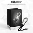 Jetta KeyLux™ - Chaveiro Premium com Logo Gravado a Laser e Presilha Anti-Perda (PROMOÇÃO LIMITADA)