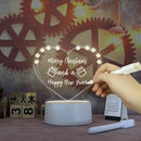 Iluminária Led - Criativa e Customizada - Luminária para Escrever