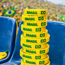 Pulseira Brasil Verde e Amarela – Entre no Clima da Copa 🇧🇷