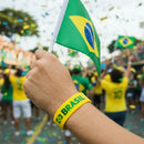 Pulseira Brasil Verde e Amarela – Entre no Clima da Copa 🇧🇷
